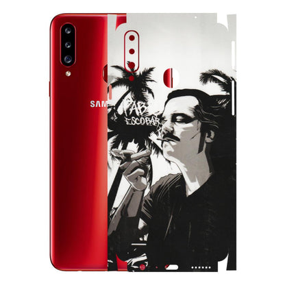 Samsung A/S Series Phone Skins (All Models) - Pab Escobar - Transparent Finish (T-05) Samsung Galaxy A20S