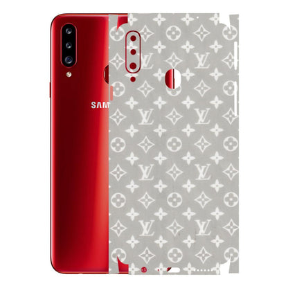 Samsung A/S Series Phone Skins (All Models) - Luxury Brands Logo - Transparent Finish (T-07) Samsung Galaxy A20S