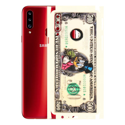 Samsung A/S Series Phone Skins (All Models) - Five Hundred Dollar Duck - Transparent Finish (T-15) Samsung Galaxy A20S