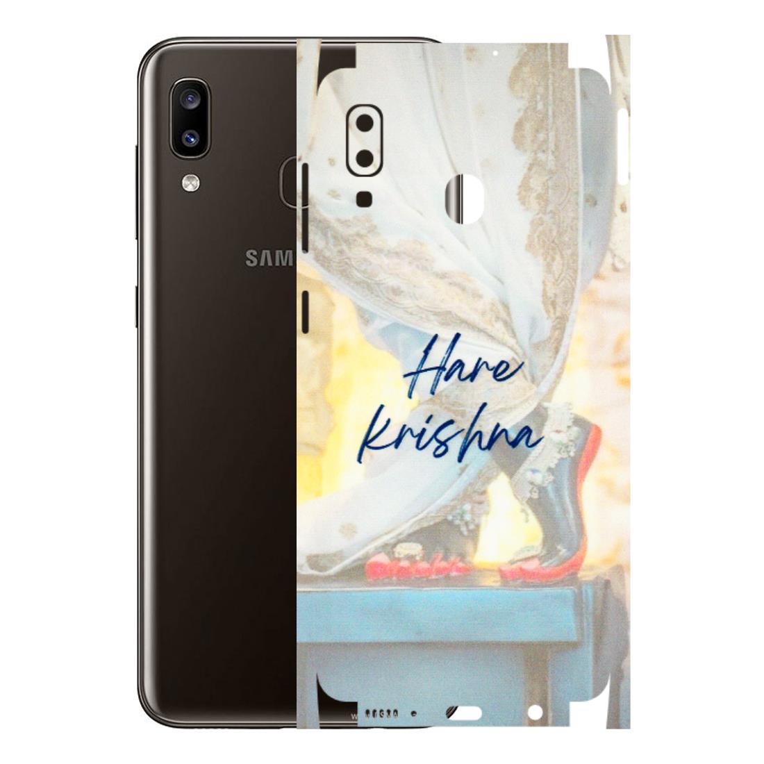 Samsung A/S Series Phone Skins (All Models) - Hare Krishna - 3D Embossed Finish (L-03) Samsung Galaxy A20