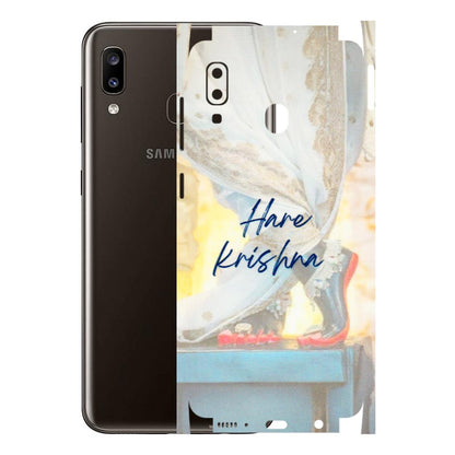 Samsung A/S Series Phone Skins (All Models) - Hare Krishna - 3D Embossed Finish (L-03) Samsung Galaxy A20
