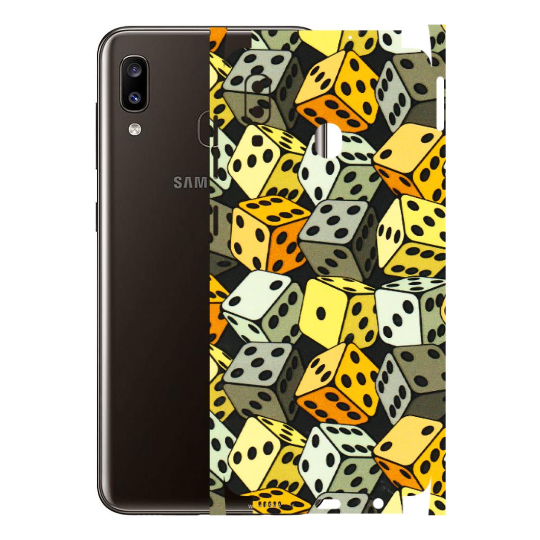 Samsung A/S Series Phone Skins (All Models) - Dices Of Life - 3D Embossed Finish (L-04) Samsung Galaxy A20