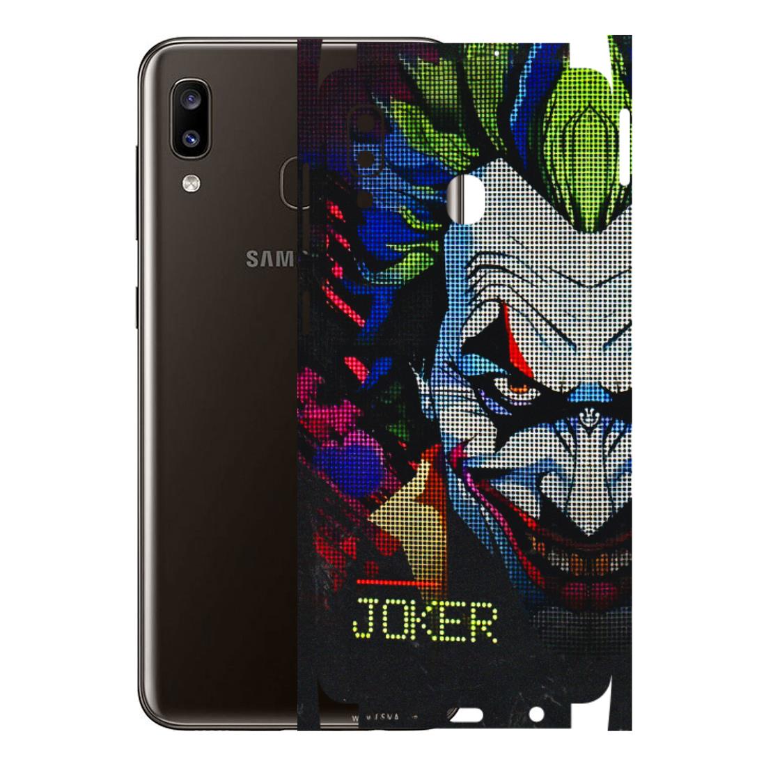 Samsung A/S Series Phone Skins (All Models) - Joker Dot Matrix - 3D Embossed Finish (L-08) Samsung Galaxy A20