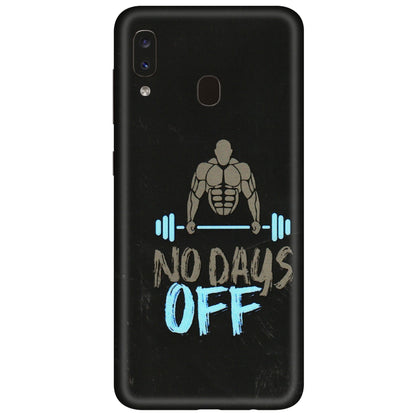 Samsung A/S Series Phone Skins (All Models) - Gym Lover - 3D Embossed Finish (L-127) Samsung Galaxy A20