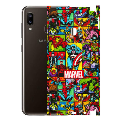 Samsung A/S Series Phone Skins (All Models) - MARVELOUS Comic Characters - 3D Embossed Finish (L-129) Samsung Galaxy A20