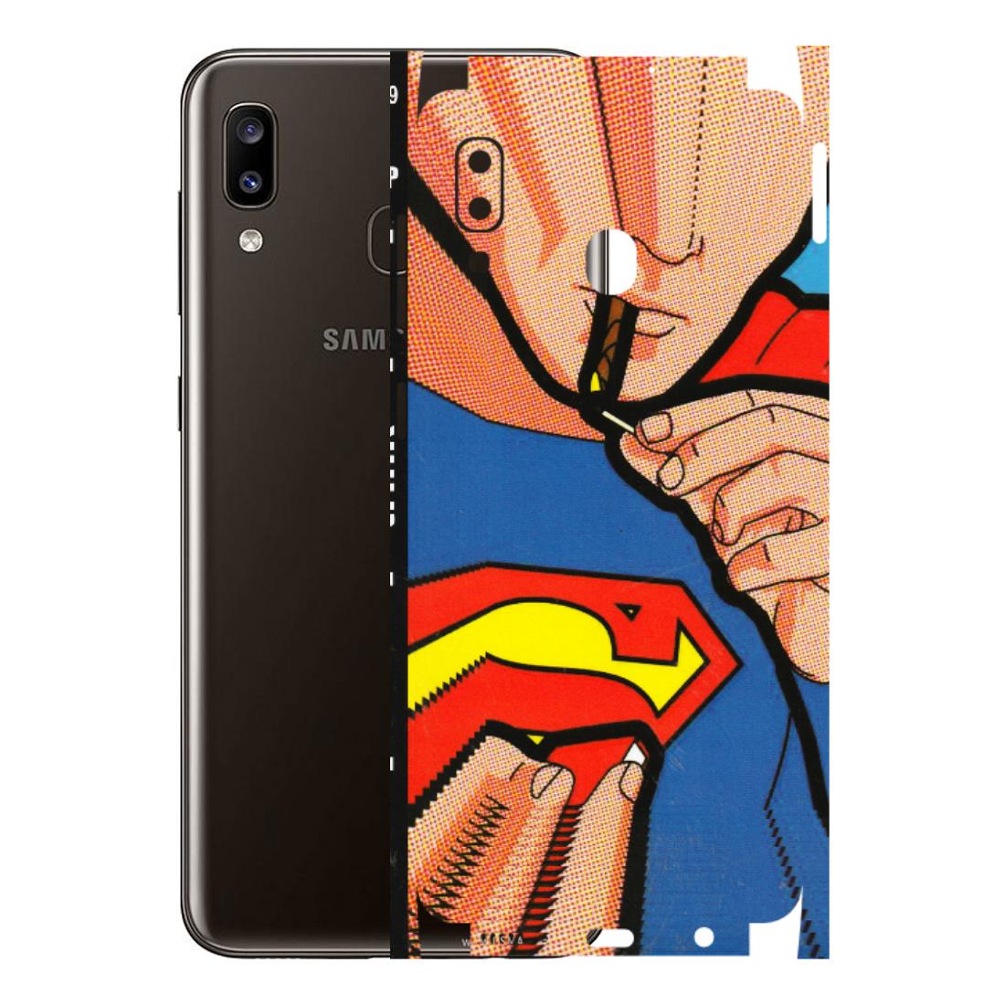 Samsung A/S Series Phone Skins (All Models) - Superman Sutta - 3D Embossed Finish (L-130) Samsung Galaxy A20