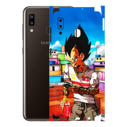 Samsung A/S Series Phone Skins (All Models) - Vegeta - 3D Embossed Finish (L-136) Samsung Galaxy A20