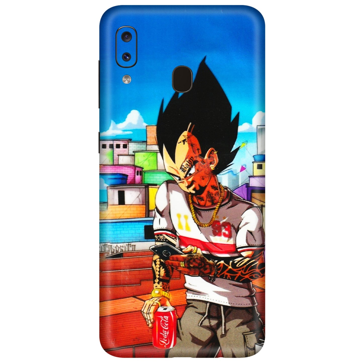 Samsung A/S Series Phone Skins (All Models) - Vegeta - 3D Embossed Finish (L-136) Samsung Galaxy A20