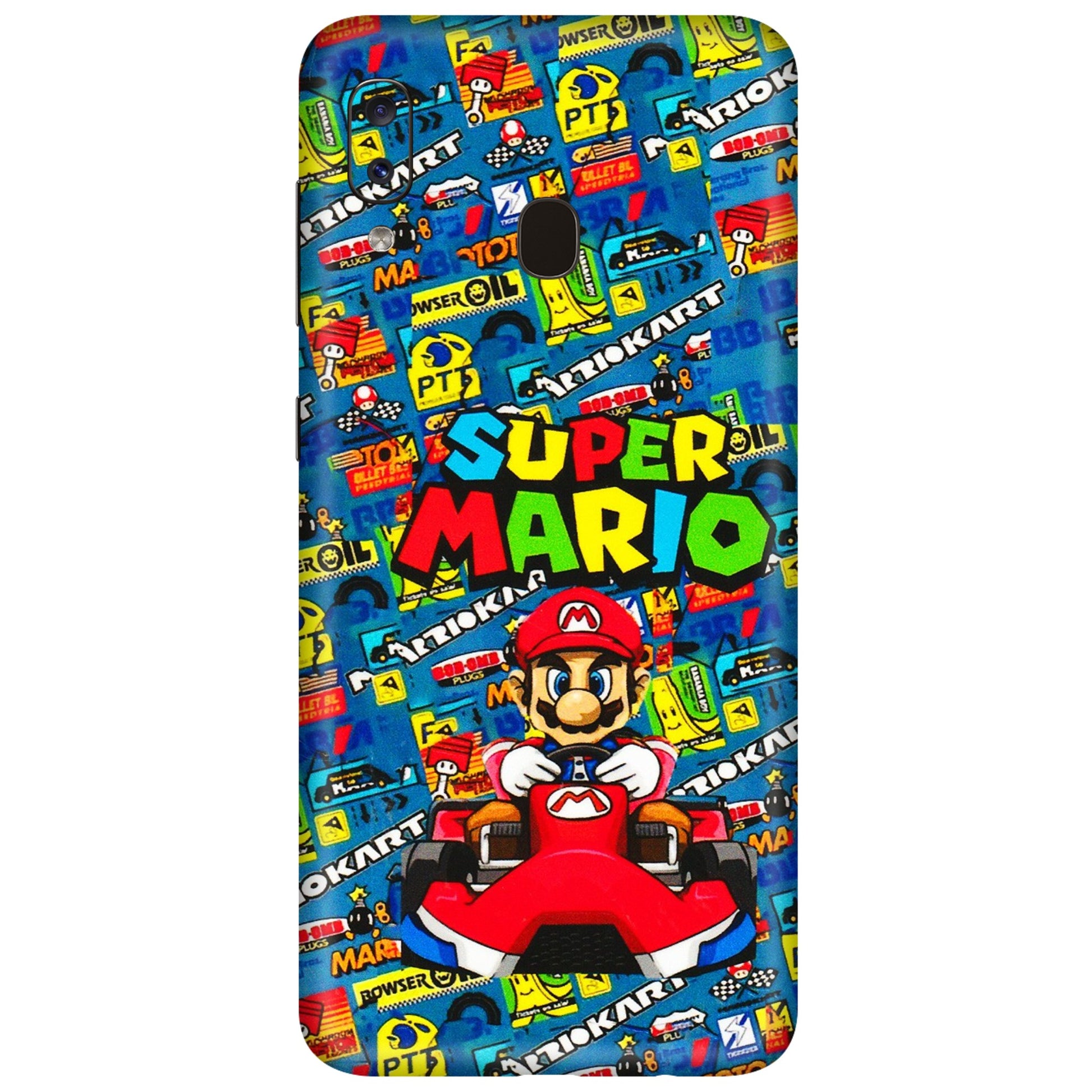 Samsung A/S Series Phone Skins (All Models) - Super Mario Kart - 3D Embossed Finish (L-140) Samsung Galaxy A20