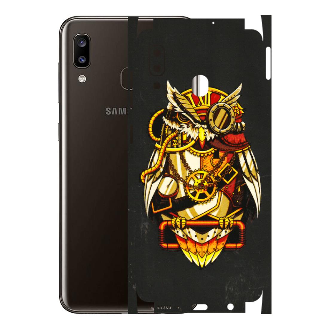 Samsung A/S Series Phone Skins (All Models) - Classy Smart Owl - 3D Embossed Finish (L-144) Samsung Galaxy A20