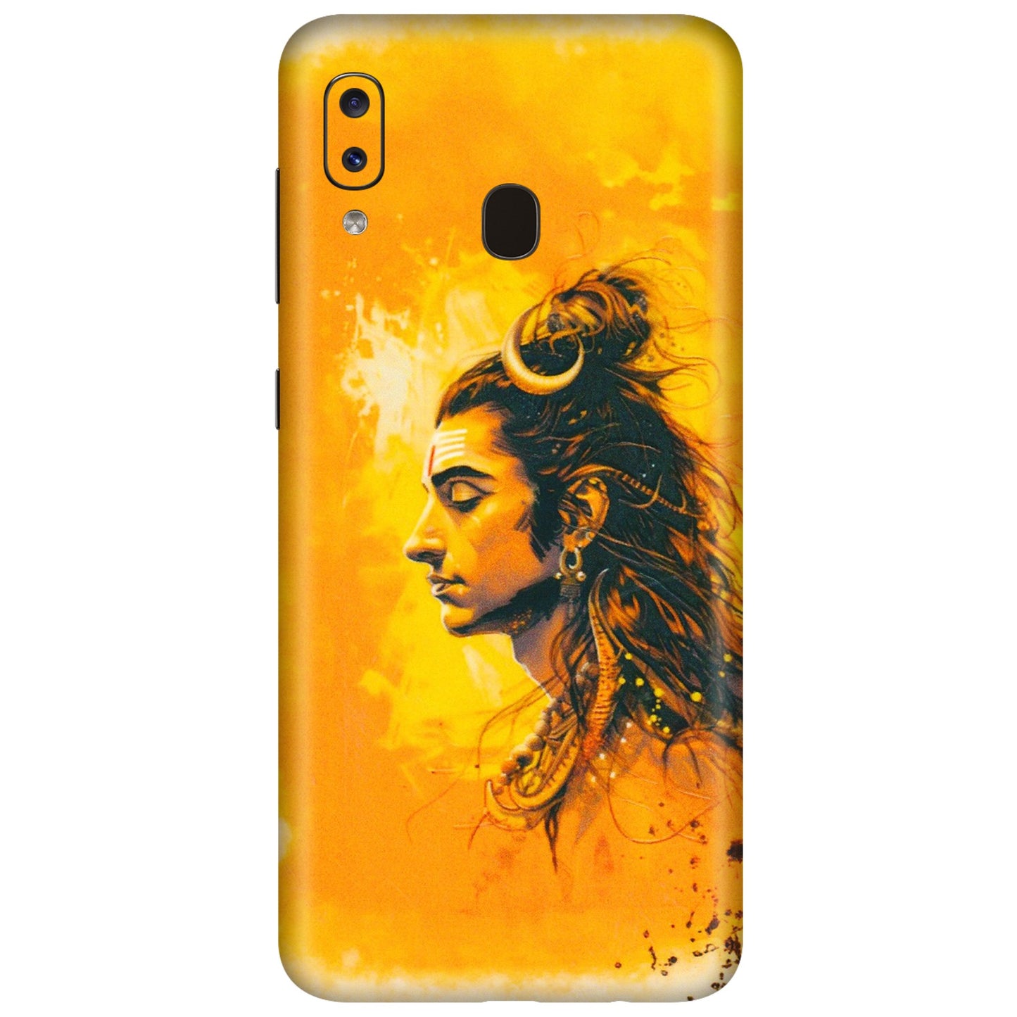 Samsung A/S Series Phone Skins (All Models) - Shiv Shakti - 3D Embossed Finish (L-14) Samsung Galaxy A20