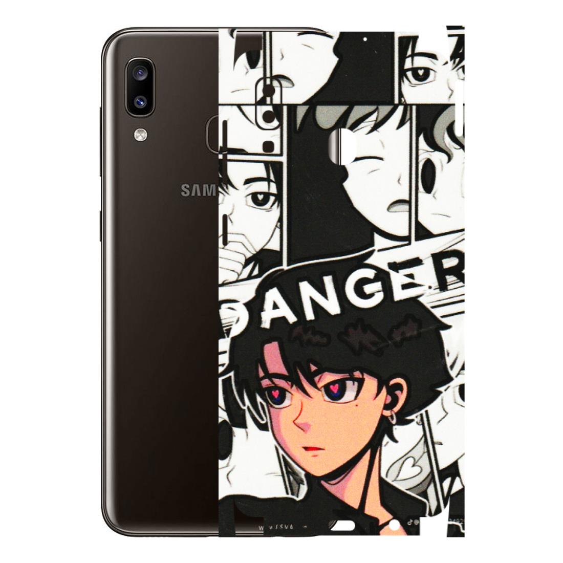 Samsung A/S Series Phone Skins (All Models) - Danger Anime - 3D Embossed Finish (L-155) Samsung Galaxy A20