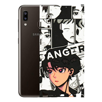Samsung A/S Series Phone Skins (All Models) - Danger Anime - 3D Embossed Finish (L-155) Samsung Galaxy A20
