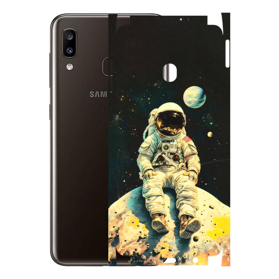 Samsung A/S Series Phone Skins (All Models) - Astronaut in Space - 3D Embossed Finish (L-16) Samsung Galaxy A20