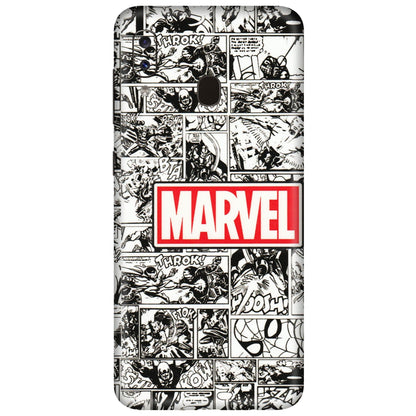 Samsung A/S Series Phone Skins (All Models) - Marvel Comic - 3D Embossed Finish (L-171) Samsung Galaxy A20