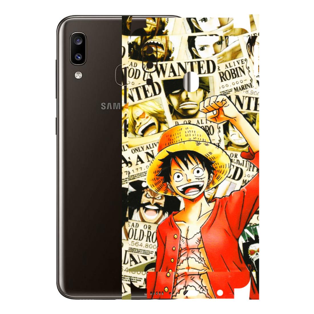 Samsung A/S Series Phone Skins (All Models) - Luffy Anime - 3D Embossed Finish (L-177) Samsung Galaxy A20