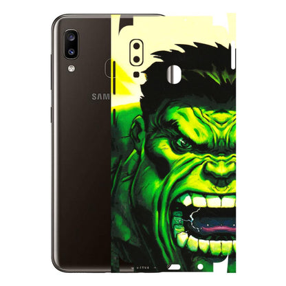 Samsung A/S Series Phone Skins (All Models) - Hulk - 3D Embossed Finish (L-180) Samsung Galaxy A20