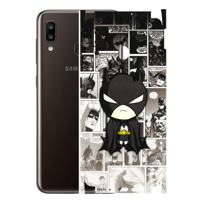 Samsung A/S Series Phone Skins (All Models) - Toon Batman - 3D Embossed Finish (L-182) Samsung Galaxy A20