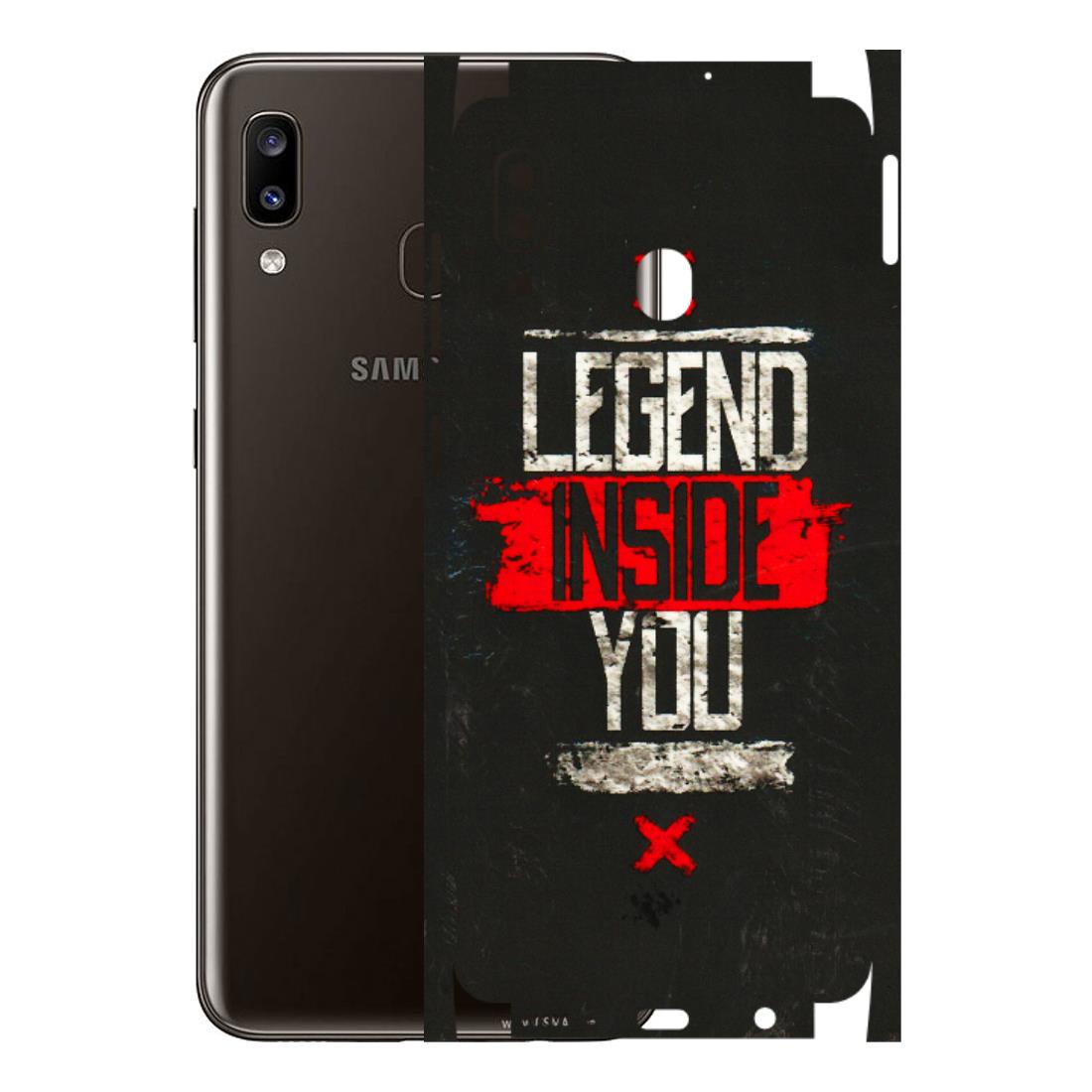 Samsung A/S Series Phone Skins (All Models) - Legend Inside You - 3D Embossed Finish (L-186) Samsung Galaxy A20