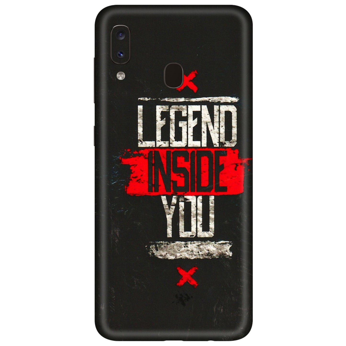 Samsung A/S Series Phone Skins (All Models) - Legend Inside You - 3D Embossed Finish (L-186) Samsung Galaxy A20