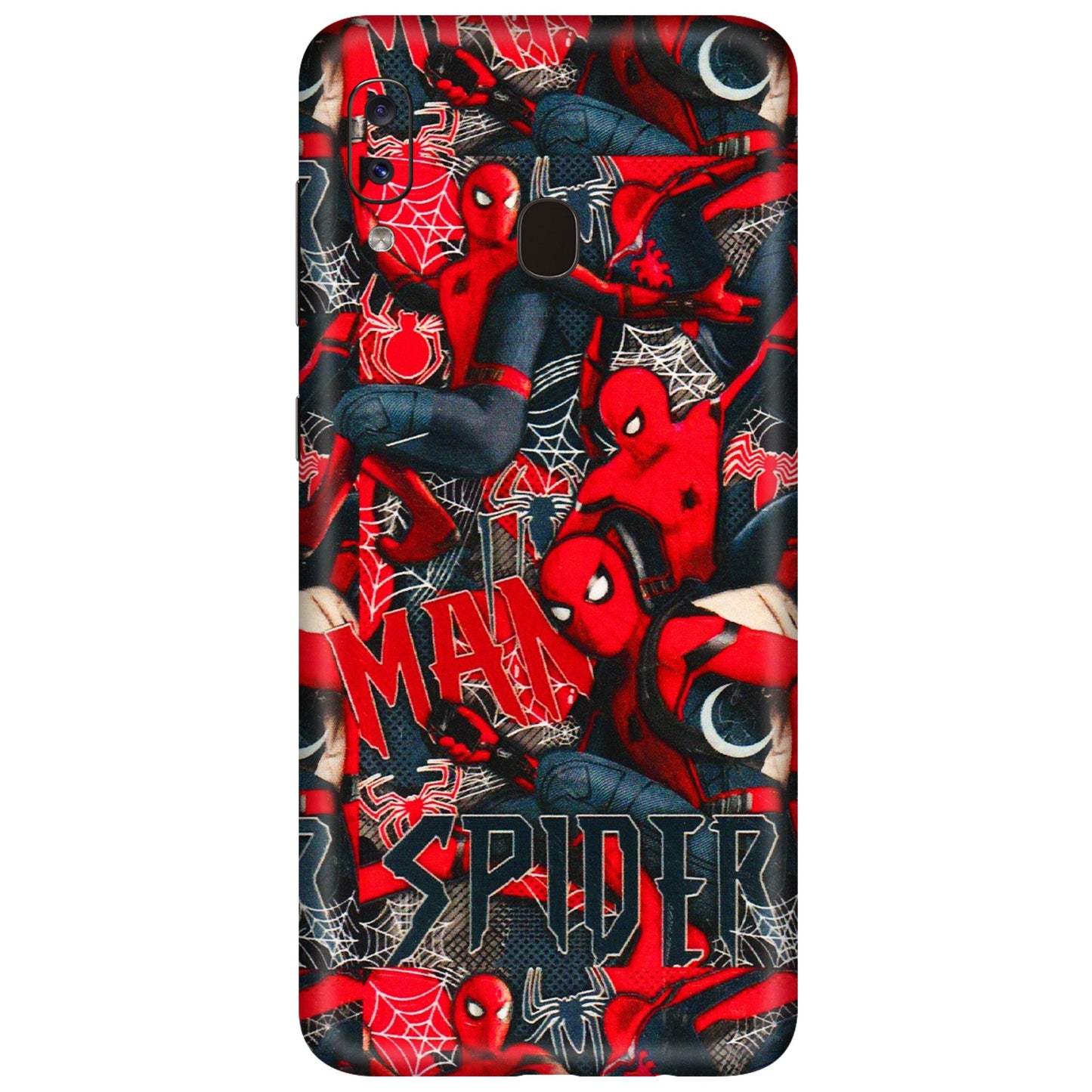 Samsung A/S Series Phone Skins (All Models) - SpiderMan Cool - 3D Embossed Finish (L-188) Samsung Galaxy A20
