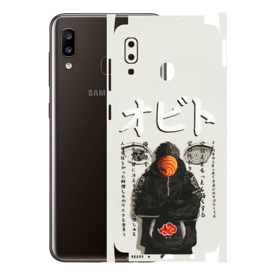Samsung A/S Series Phone Skins (All Models) - Obito Anime Eye - 3D Embossed Finish (L-19) Samsung Galaxy A20