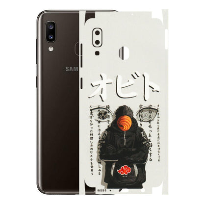 Samsung A/S Series Phone Skins (All Models) - Obito Anime Eye - 3D Embossed Finish (L-19) Samsung Galaxy A20