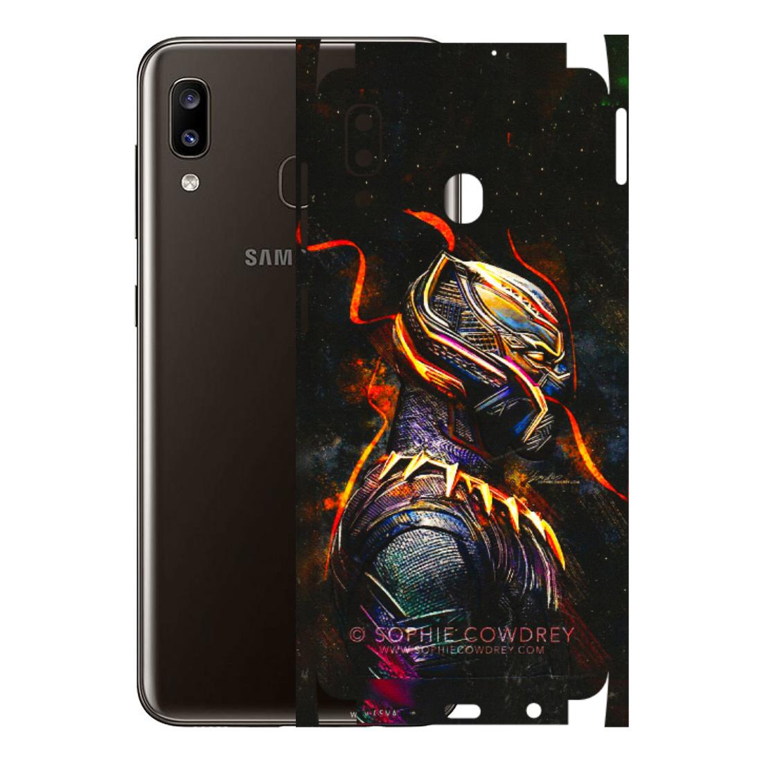 Samsung A/S Series Phone Skins (All Models) - Black Panther - 3D Embossed Finish (L-190) Samsung Galaxy A20