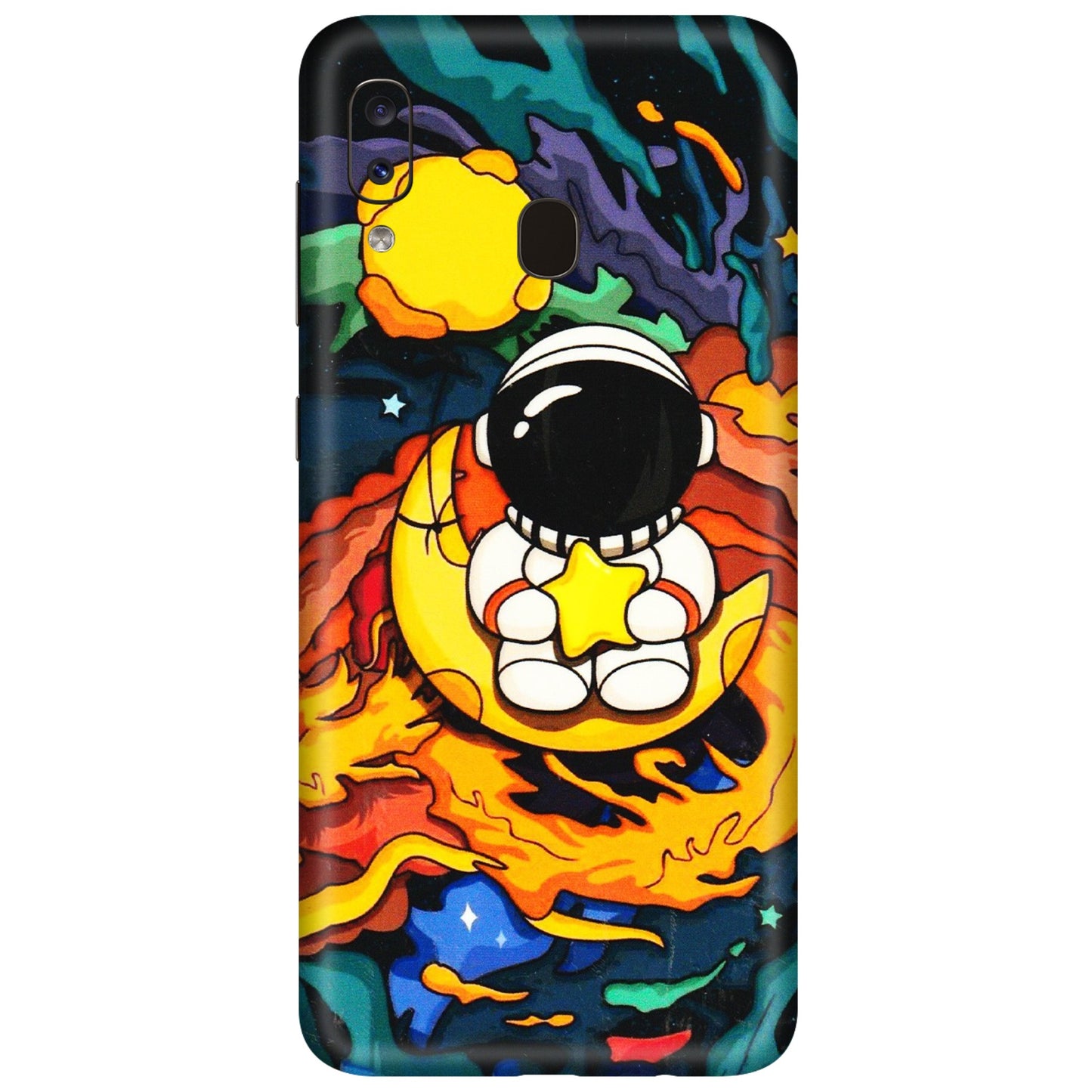 Samsung A/S Series Phone Skins (All Models) - Baby Astronaut - 3D Embossed Finish (L-197) Samsung Galaxy A20