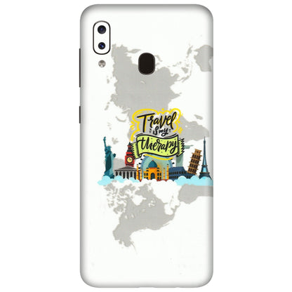 Samsung A/S Series Phone Skins (All Models) - Travel Therapy - 3D Embossed Finish (L-199) Samsung Galaxy A20