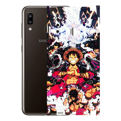Samsung A/S Series Phone Skins (All Models) - Luffy Anime Character - 3D Embossed Finish (L-203) Samsung Galaxy A20