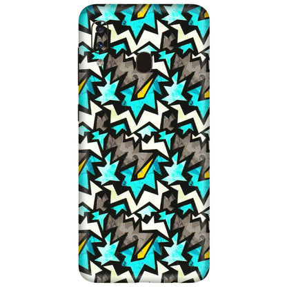 Samsung A/S Series Phone Skins (All Models) - Funky Zig Zag - 3D Embossed Finish (L-223) Samsung Galaxy A20