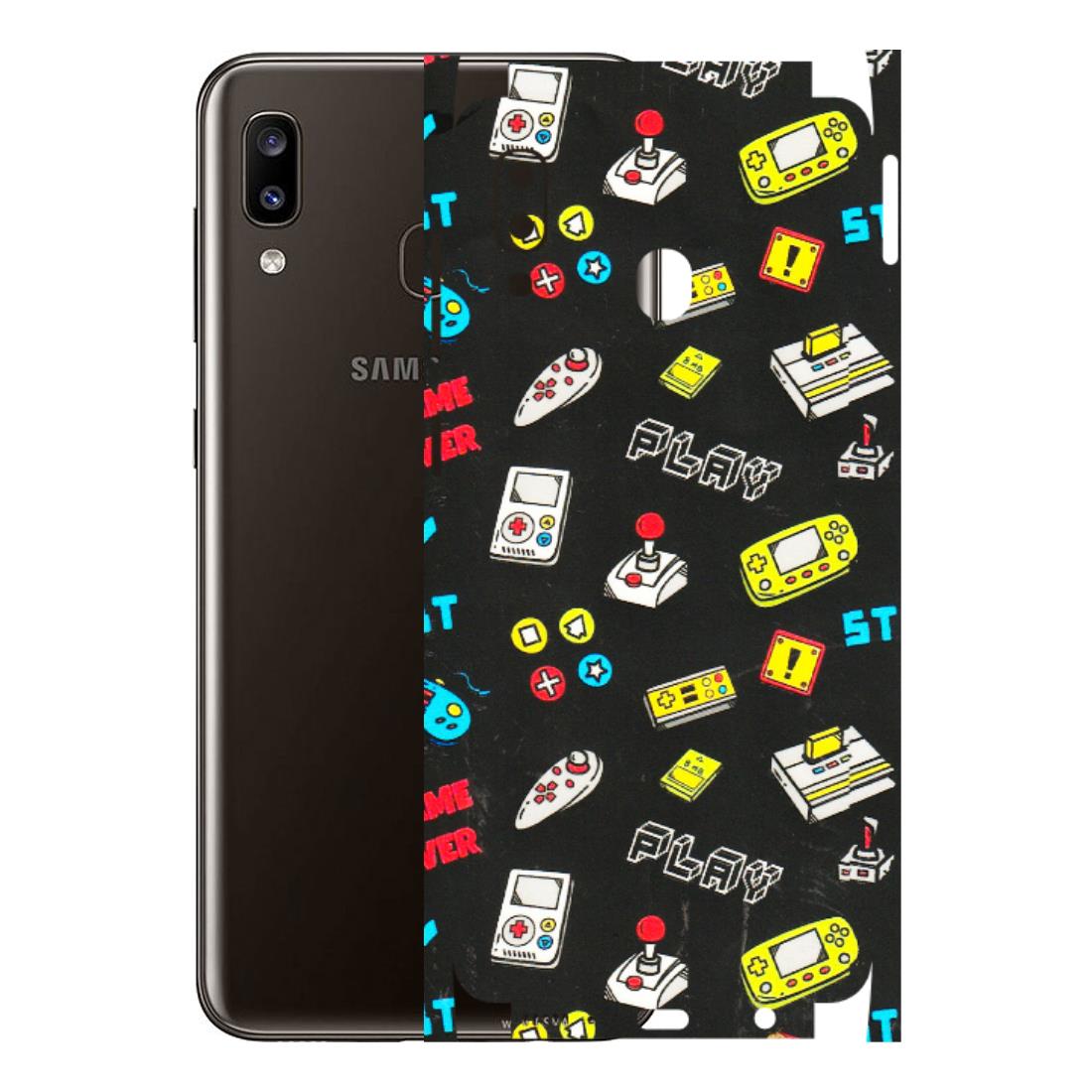 Samsung A/S Series Phone Skins (All Models) - Gaming Doodles - 3D Embossed Finish (L-224) Samsung Galaxy A20