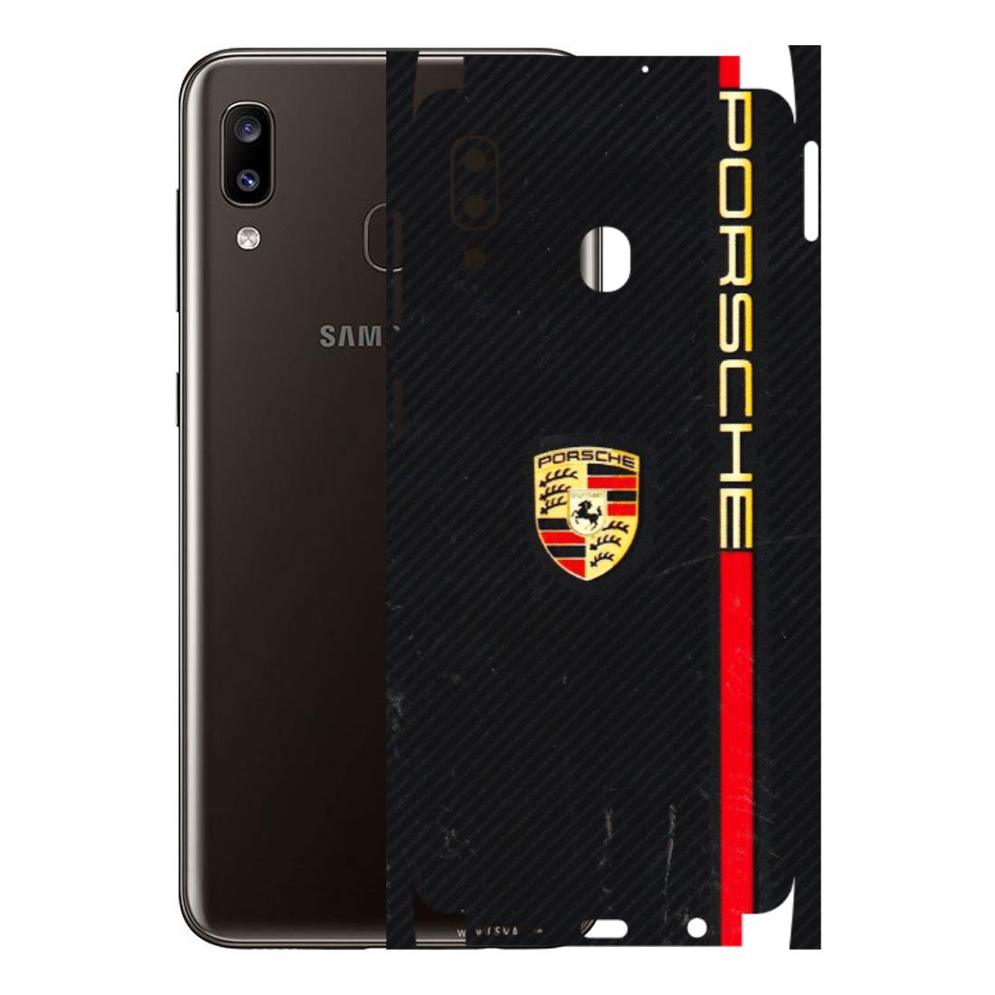 Samsung A/S Series Phone Skins (All Models) - Premium Porsche - 3D Embossed Finish (L-225) Samsung Galaxy A20