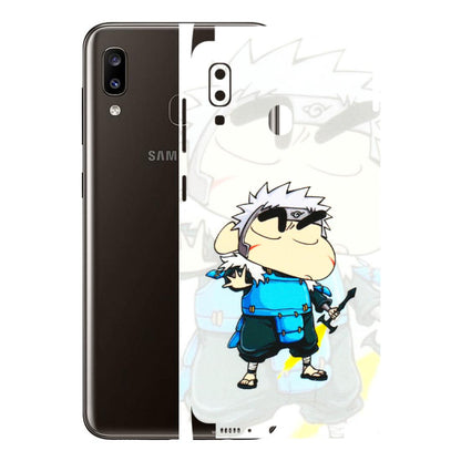 Samsung A/S Series Phone Skins (All Models) - Angry Young Shinchan - 3D Embossed Finish (L-226) Samsung Galaxy A20