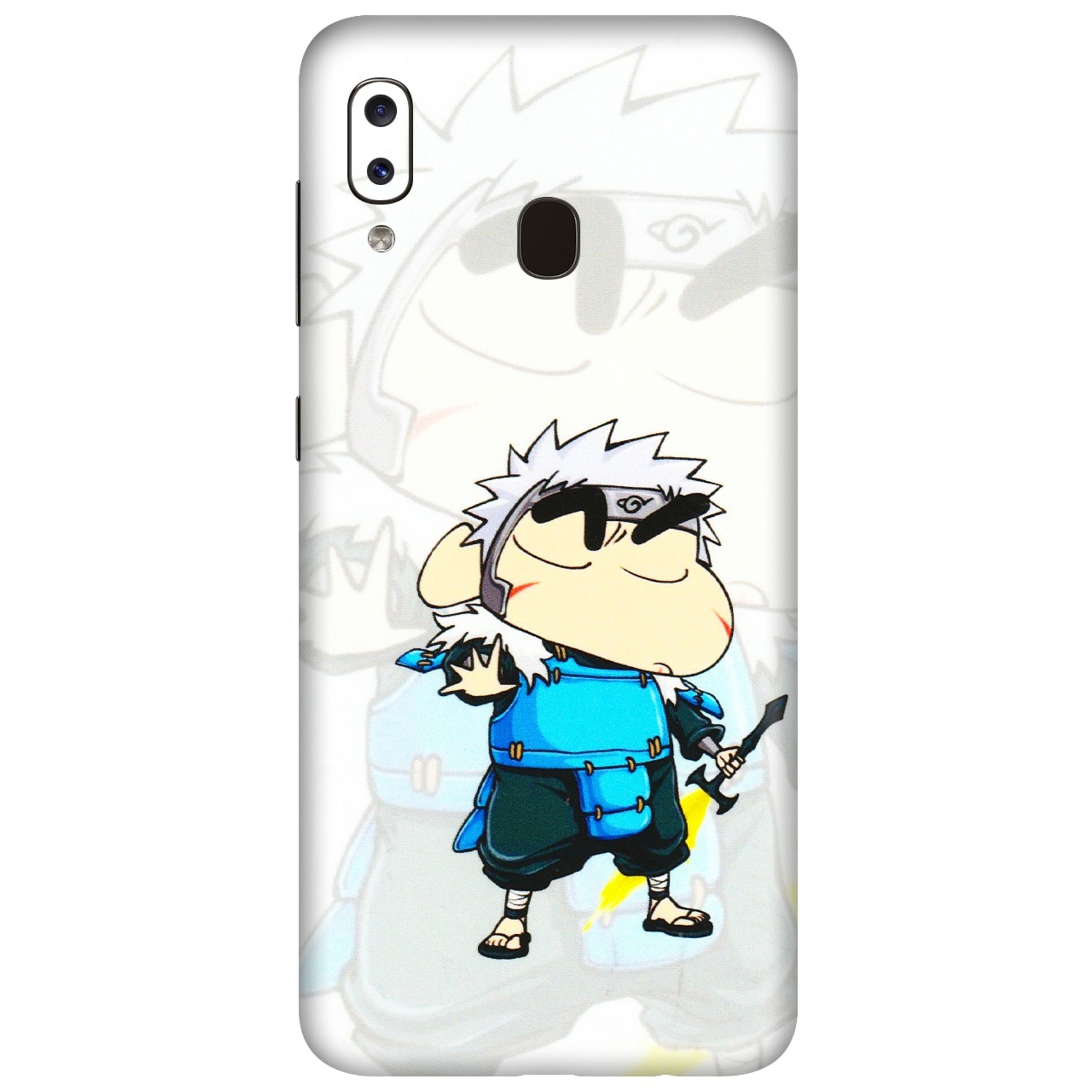 Samsung A/S Series Phone Skins (All Models) - Angry Young Shinchan - 3D Embossed Finish (L-226) Samsung Galaxy A20