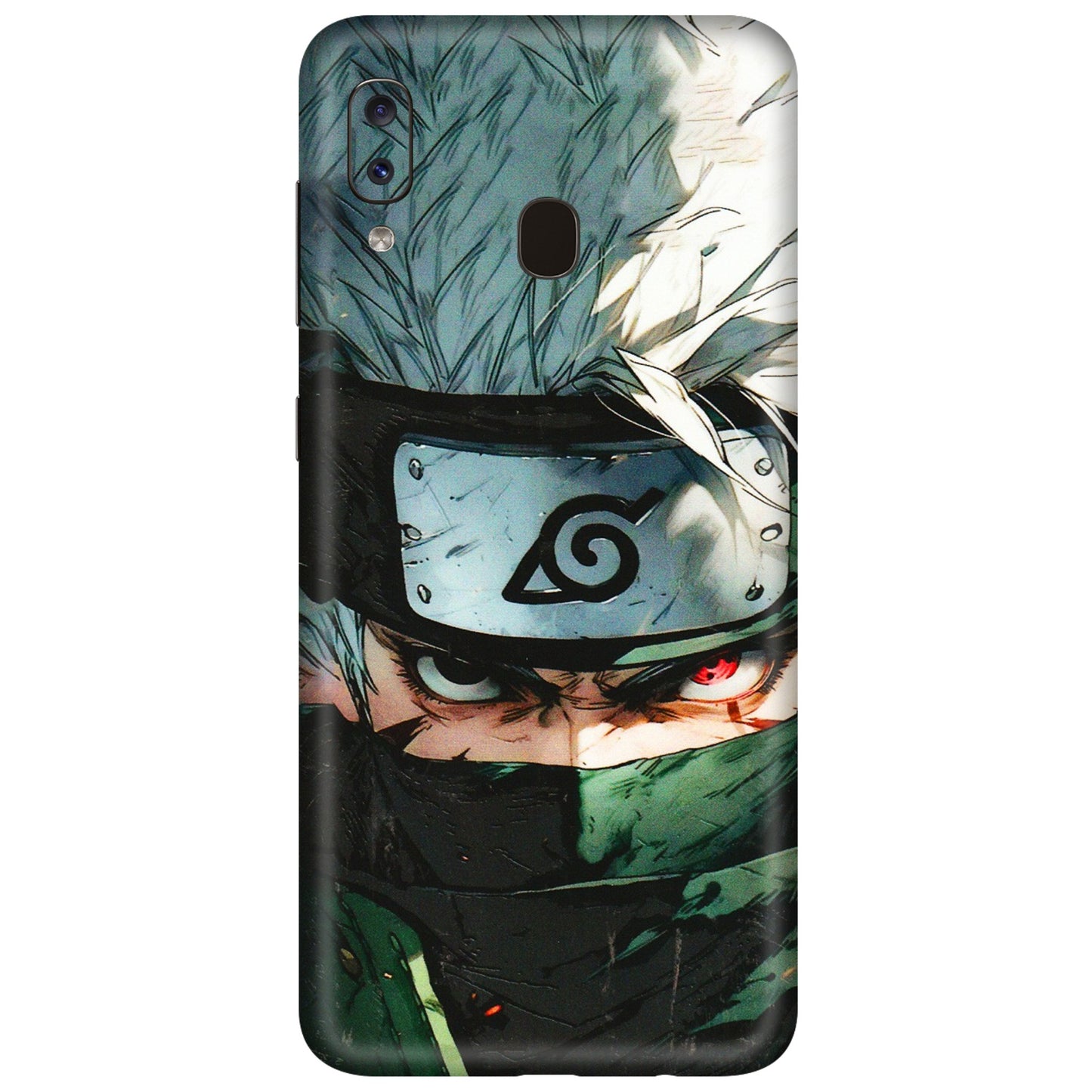 Samsung A/S Series Phone Skins (All Models) - Kakashi Red Eye Focus - 3D Embossed Finish (L-227) Samsung Galaxy A20