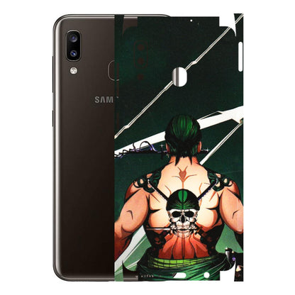 Samsung A/S Series Phone Skins (All Models) - Zoro Anime - 3D Embossed Finish (L-23) Samsung Galaxy A20
