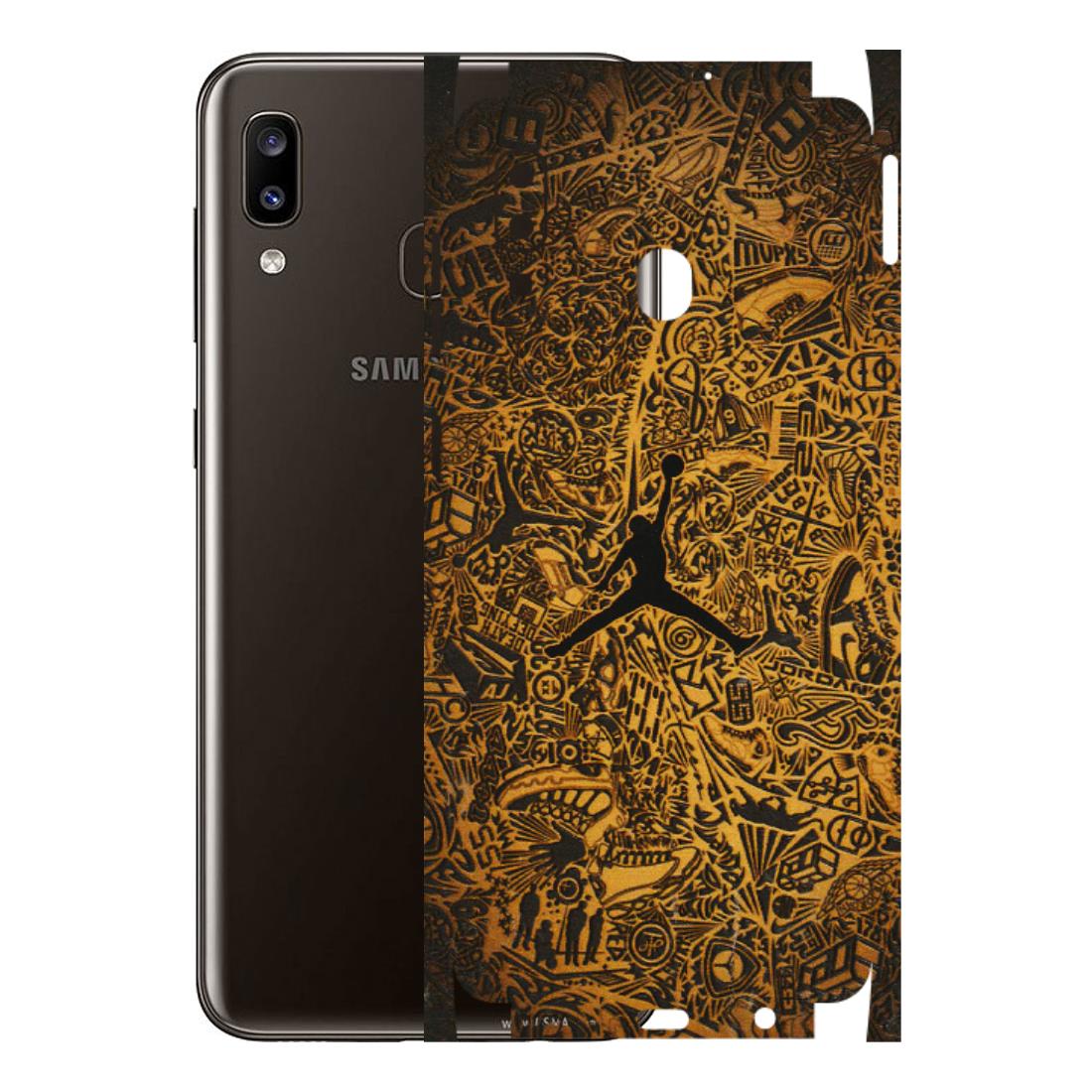 Samsung A/S Series Phone Skins (All Models) - Premium Gold Basketball Player - 3D Embossed Finish (L-236) Samsung Galaxy A20