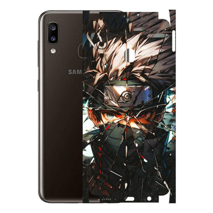 Samsung A/S Series Phone Skins (All Models) - Kakashi Shattered Glass Effect - 3D Embossed Finish (L-237) Samsung Galaxy A20