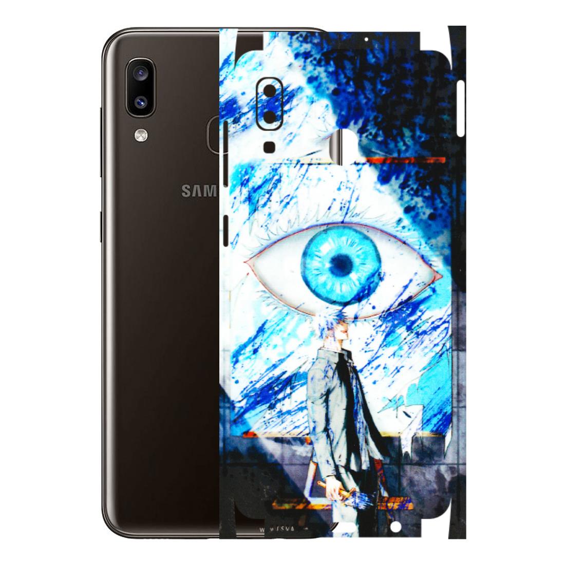 Samsung A/S Series Phone Skins (All Models) - Gojo Satoru evil eye - 3D Embossed Finish (L-239) Samsung Galaxy A20