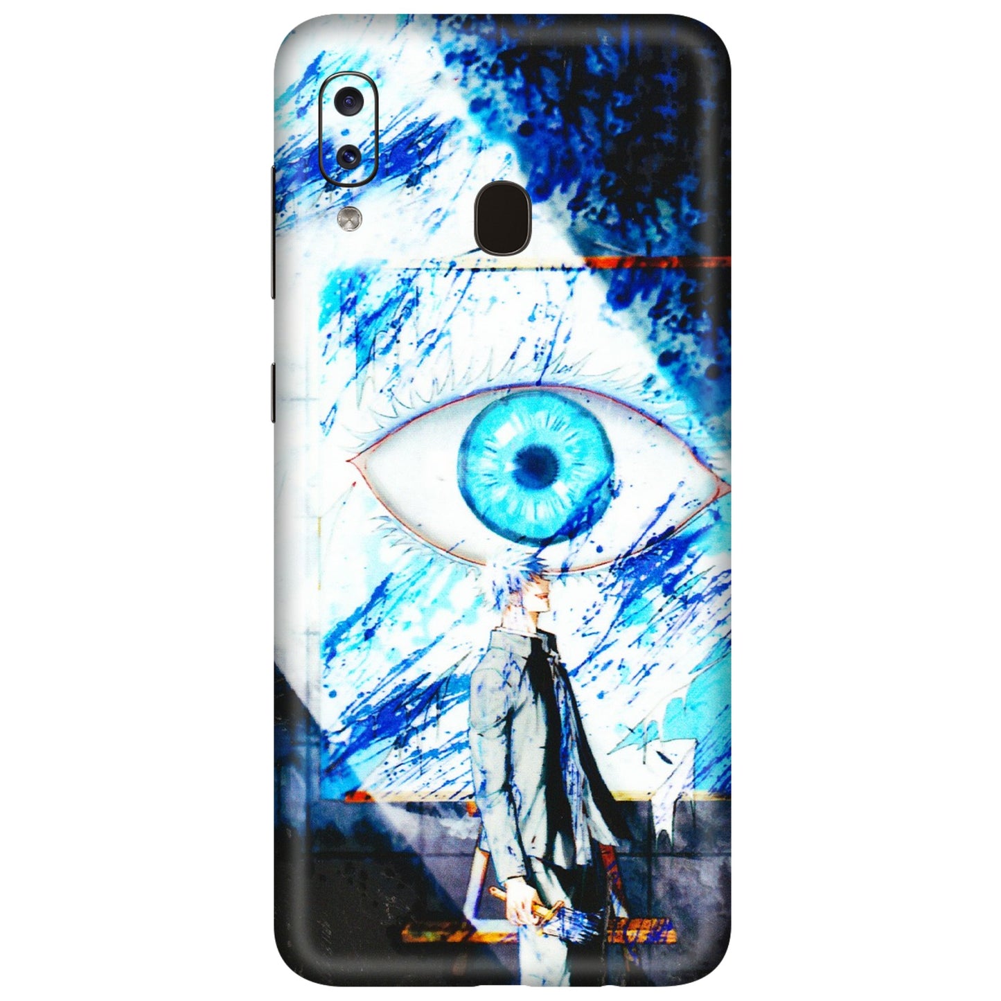 Samsung A/S Series Phone Skins (All Models) - Gojo Satoru evil eye - 3D Embossed Finish (L-239) Samsung Galaxy A20