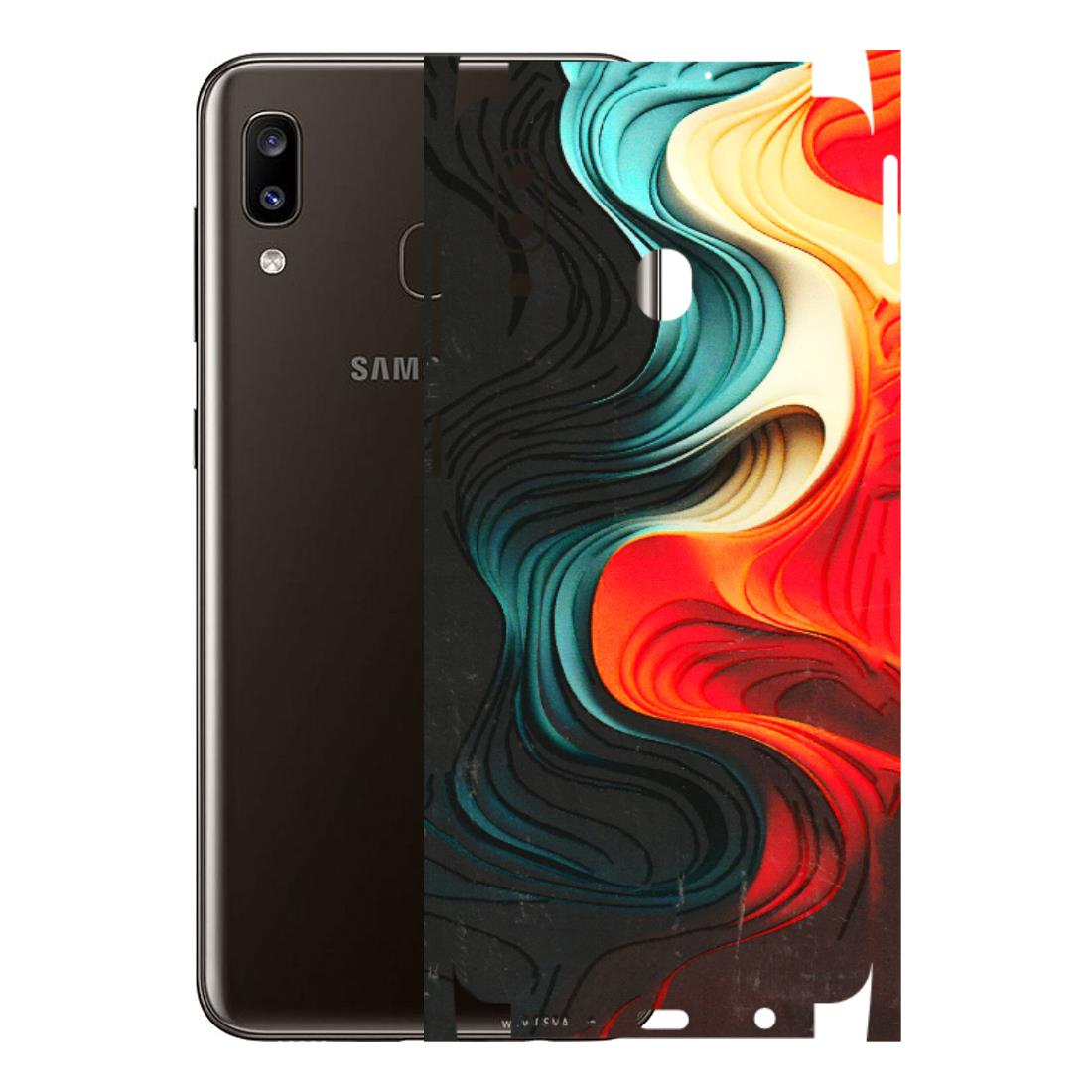 Samsung A/S Series Phone Skins (All Models) - The Silky Swirl - 3D Embossed Finish (L-240) Samsung Galaxy A20