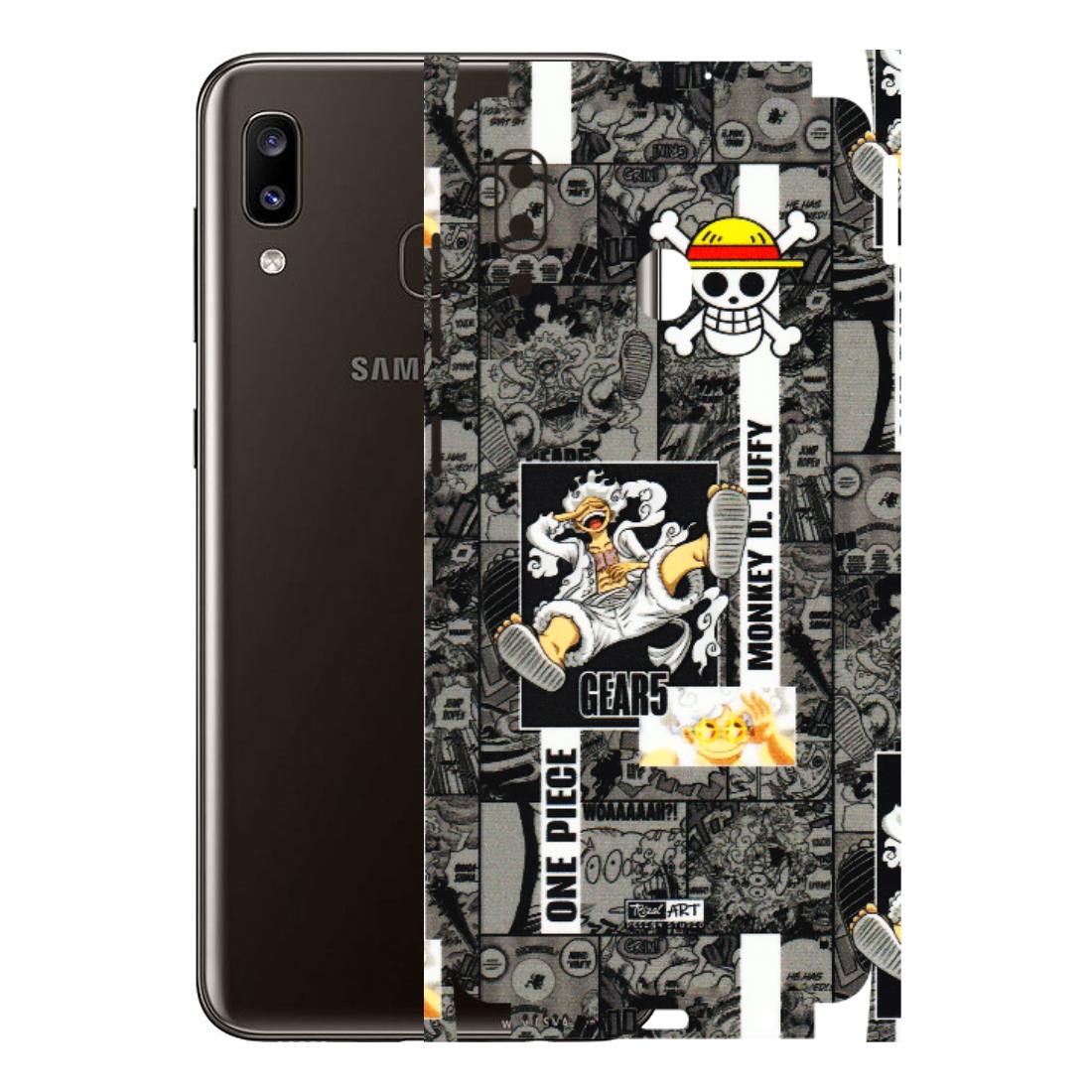 Samsung A/S Series Phone Skins (All Models) - Cuffy Anime MonkeyCamic - 3D Embossed Finish (L-242) Samsung Galaxy A20