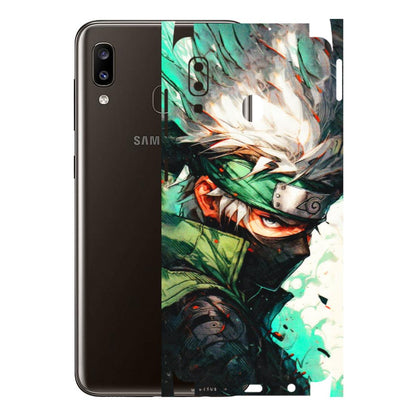 Samsung A/S Series Phone Skins (All Models) - Kakashi Side Profile - 3D Embossed Finish (L-249) Samsung Galaxy A20