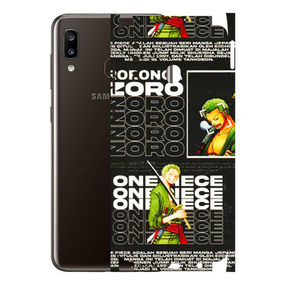 Samsung A/S Series Phone Skins (All Models) - One Piece Zoro - 3D Embossed Finish (L-250) Samsung Galaxy A20