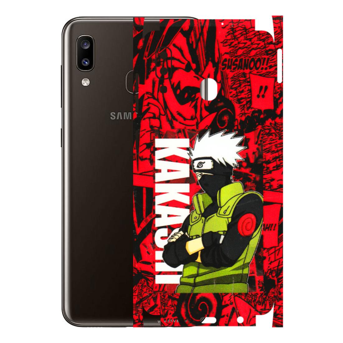 Samsung A/S Series Phone Skins (All Models) - Kakashi Red Anime - 3D Embossed Finish (L-251) Samsung Galaxy A20