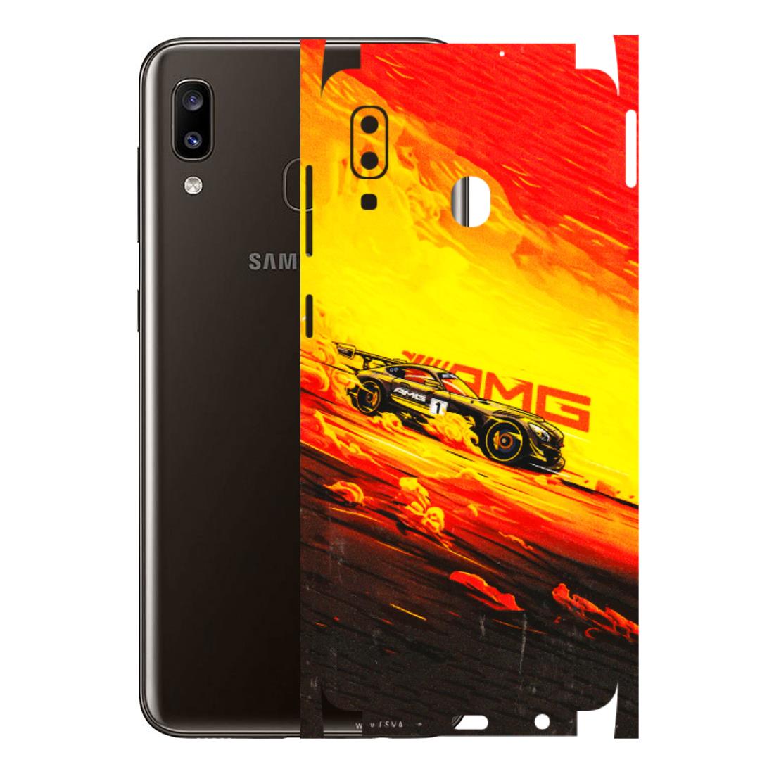 Samsung A/S Series Phone Skins (All Models) - AMG Car Speed Cover - 3D Embossed Finish (L-256) Samsung Galaxy A20