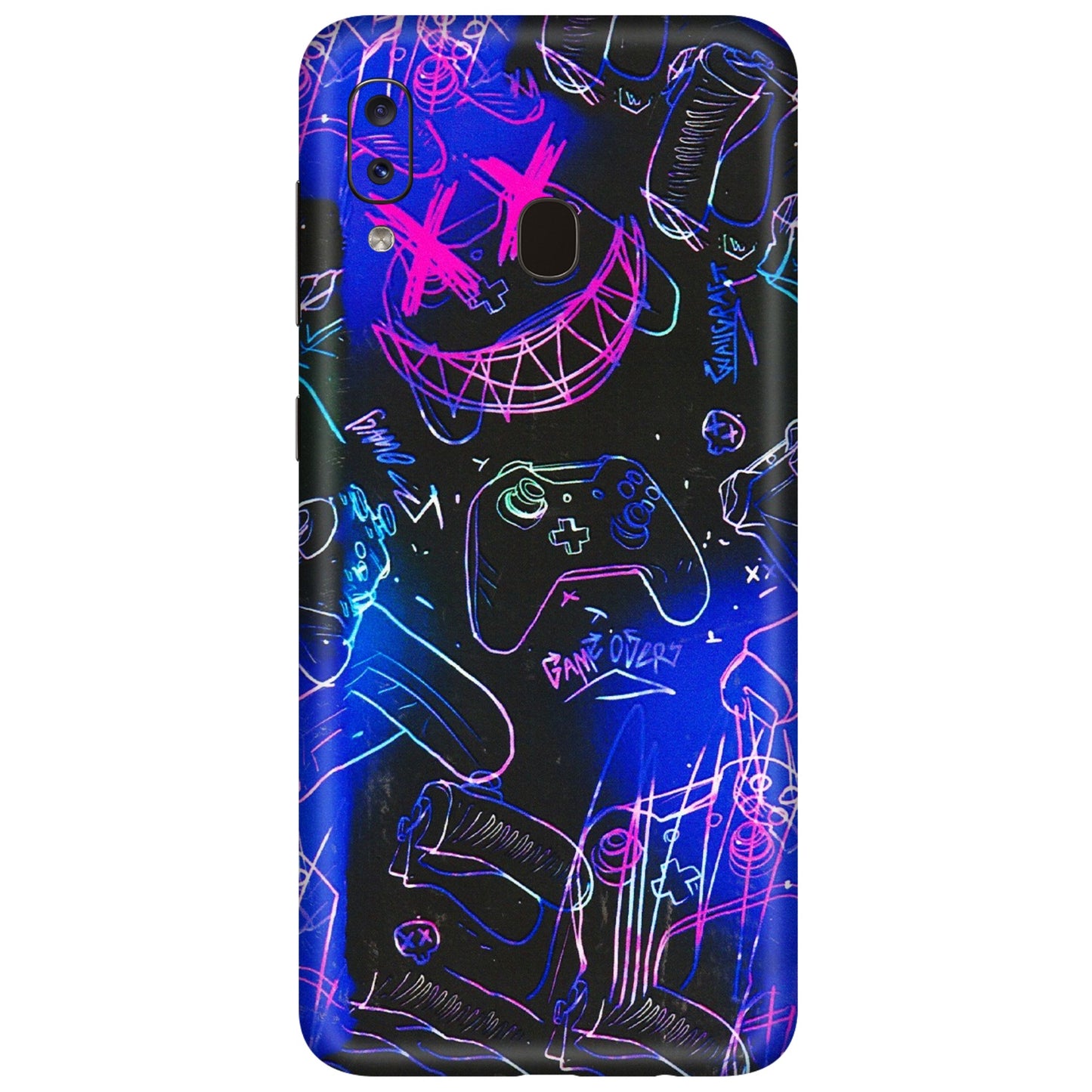 Samsung A/S Series Phone Skins (All Models) - Gamers Paradise - 3D Embossed Finish (L-258) Samsung Galaxy A20