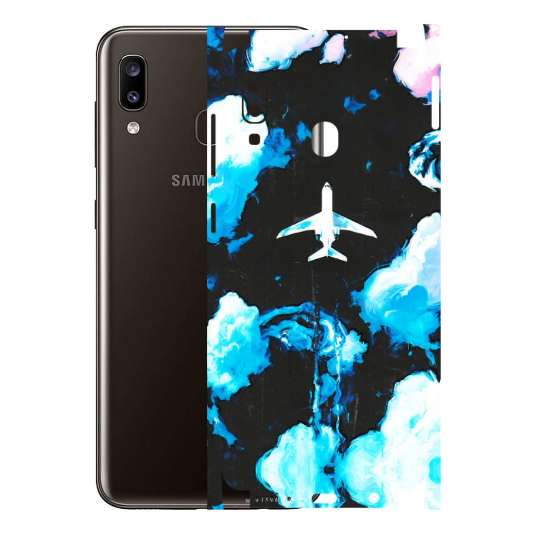 Samsung A/S Series Phone Skins (All Models) - Travel In Airline - 3D Embossed Finish (L-264) Samsung Galaxy A20